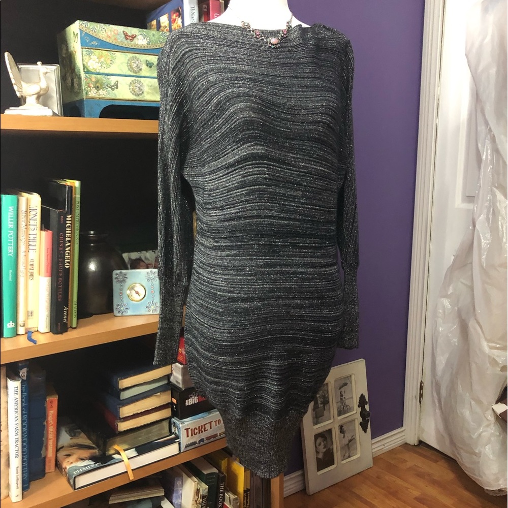 Violet & Ruby Shimmering Sweater Dress New!!
